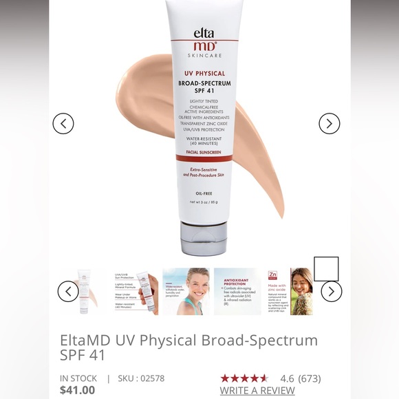 EltaMD Other - EltaMD UV Physical SPF 41